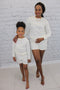 "Staying in" Knitted Mommy & Me Set