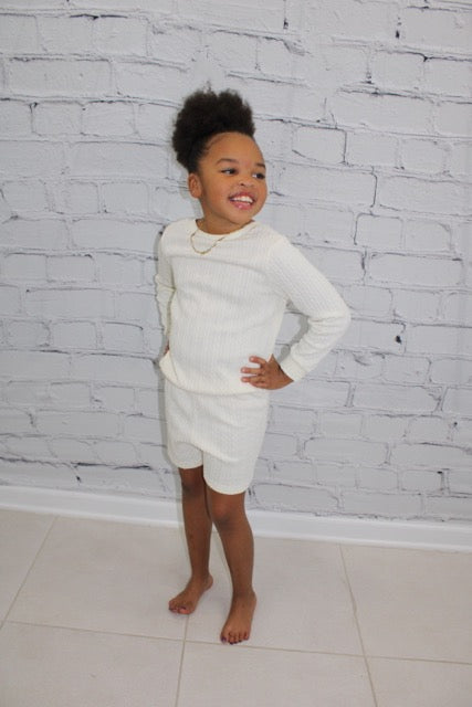 "Staying in" Knitted Mommy & Me Set