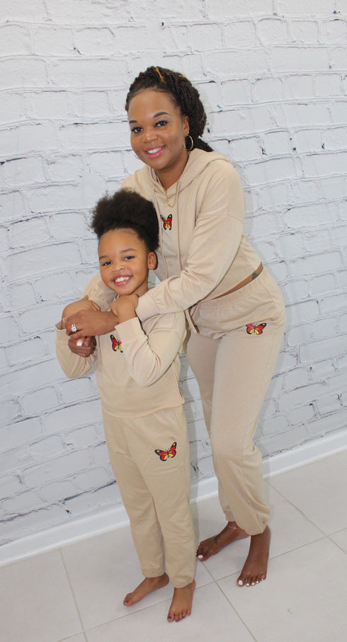 "Fly Girl" Mommy & Me Hoodie set