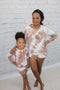 Mommy & Me 2-piece tie-dye set | coffee