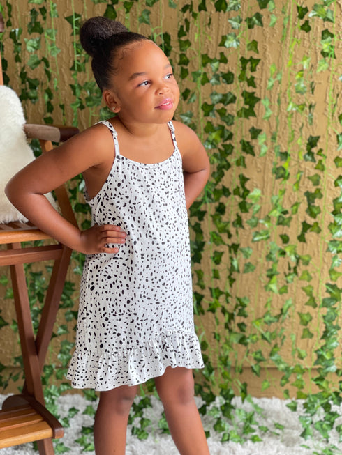 Mommy & Me Printed Ruffle Dress