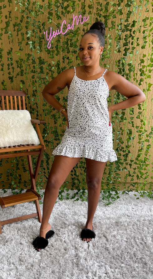 Mommy & Me Printed Ruffle Dress