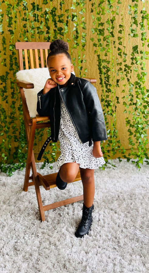 Mommy & Me Faux Leather Jacket