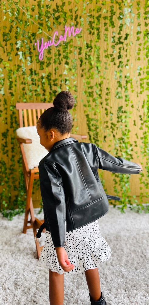 Mommy & Me Faux Leather Jacket
