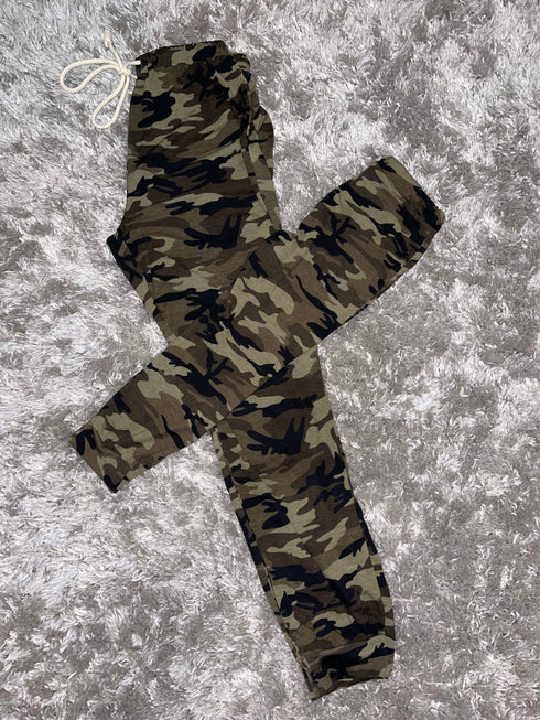 Camouflage Print Family Matching Joggers