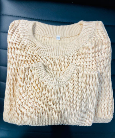 Mommy & Me Casual Fall Sweater