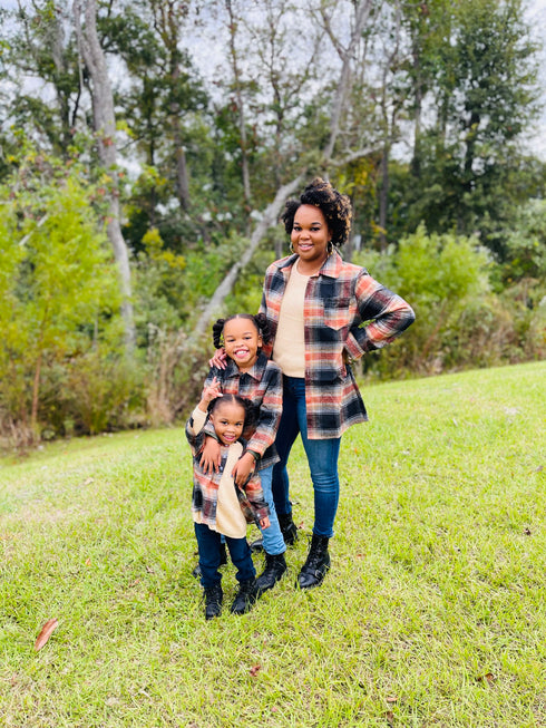 Mommy & Me Flannel Button-up