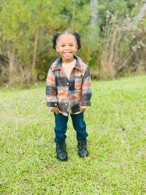 Mommy & Me Flannel Button-up